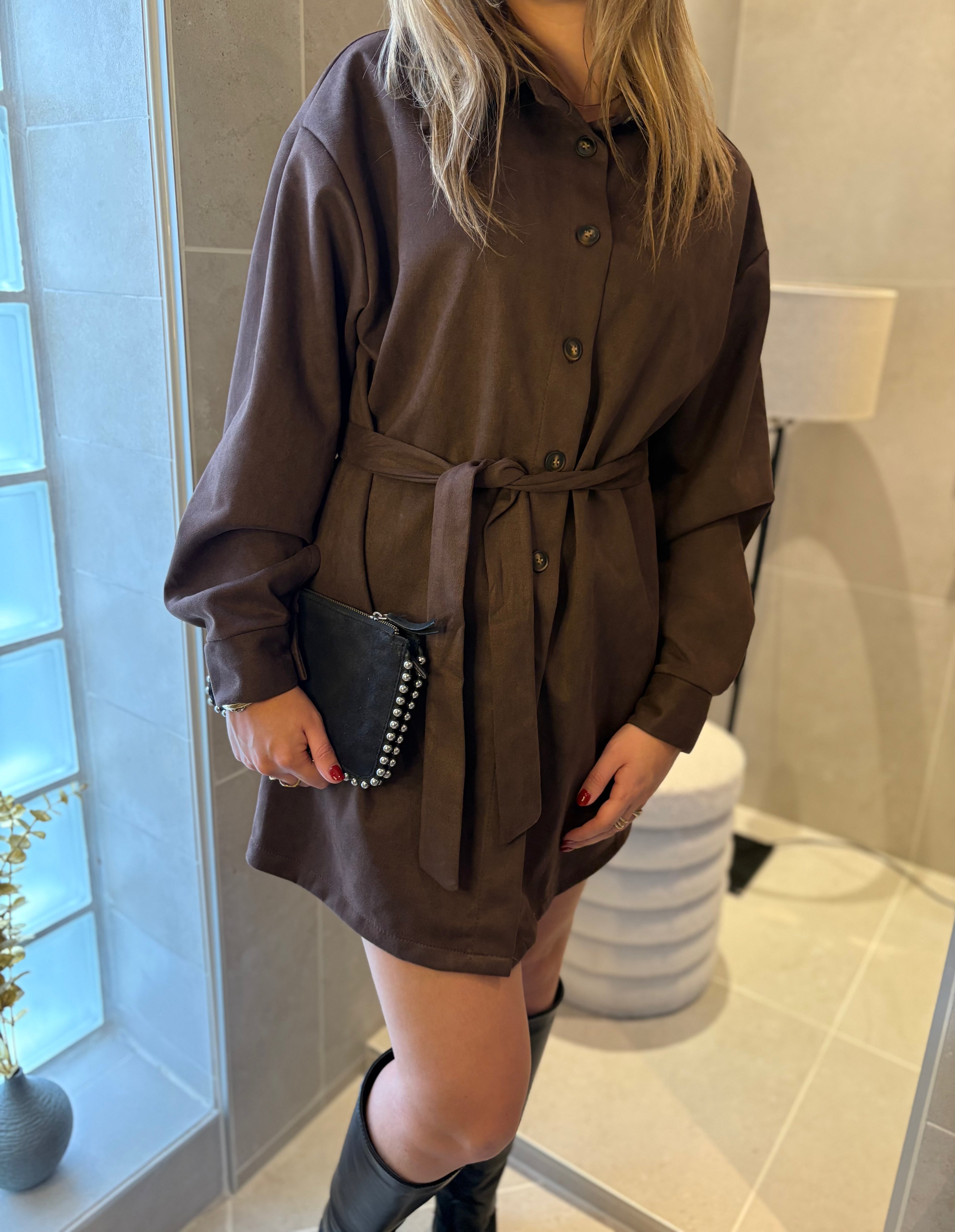 Suède Choco Dress