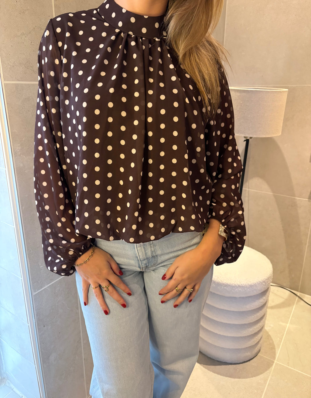 Polka Dot Blouse