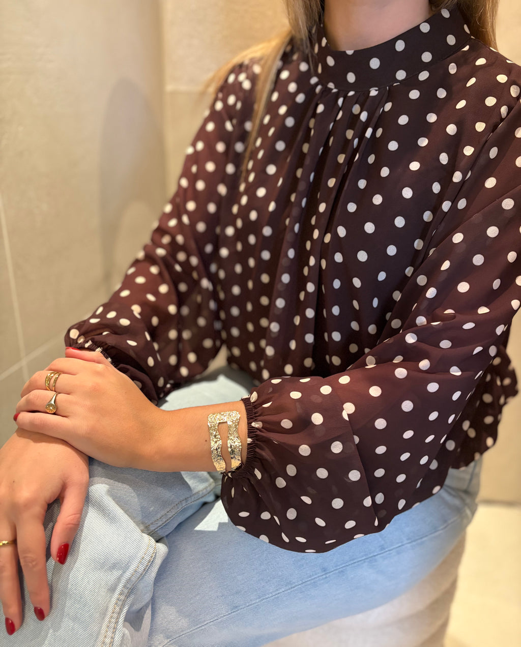 Polka Dot Blouse